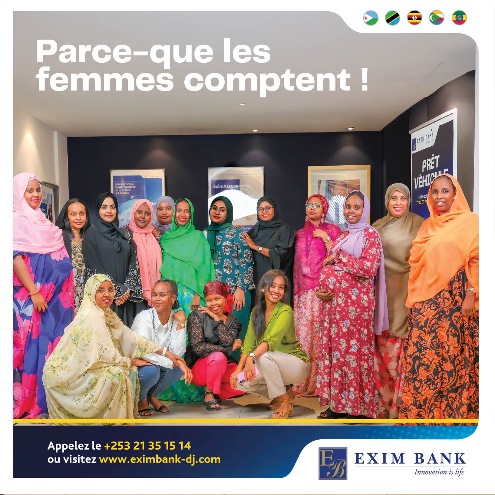 Exim Bank Djibouti team at work